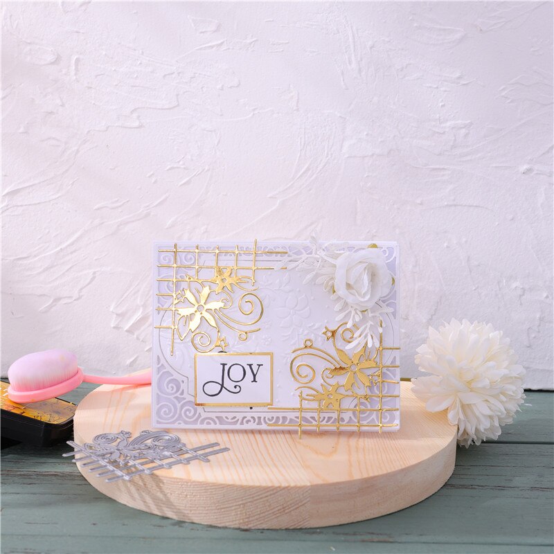 Eastshape kąt umiera kwiat koronki ogrodzenia ramki metalowe wykrojniki na tworzenie kartek nowy 2020 album Scrapbooking