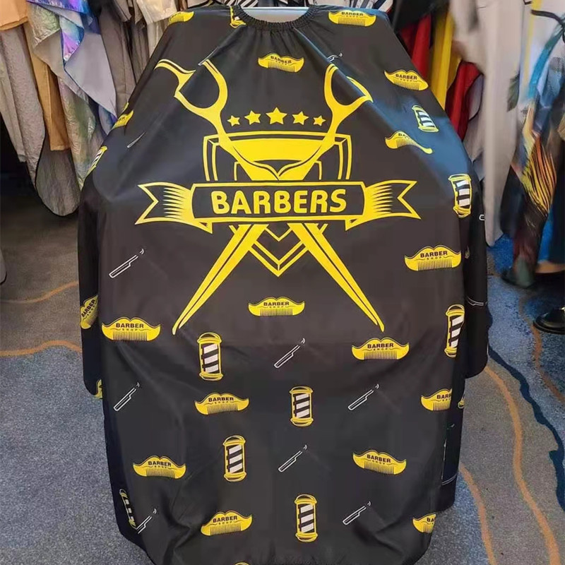 Hairdressing Cape Barber Cutting Cloth Antistatic Adjustable Salon Stylist Apron Home Haircut Unisex Retro: Default Title