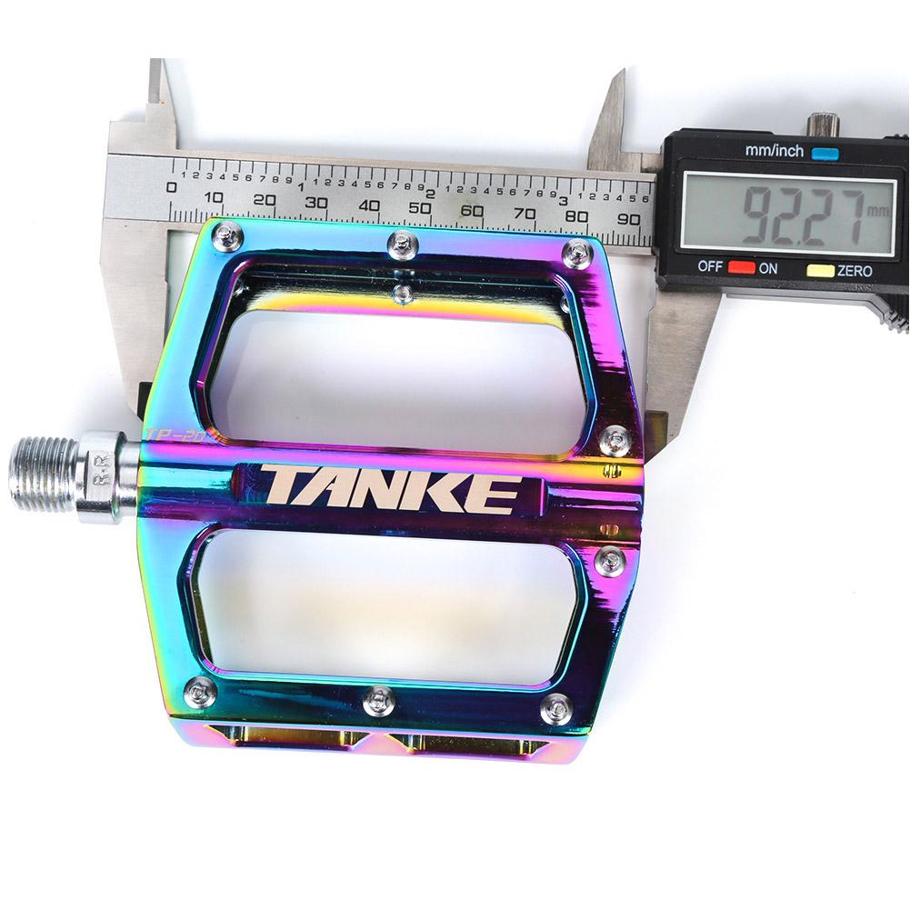 Fiets Pedaal Aluminium Voetpedaal Lager Fiets Pedaal Regenboog Kleurrijke Galvaniseren Pedalen