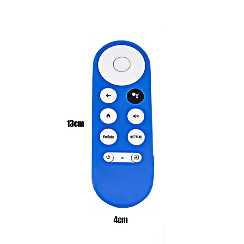 Zachte Siliconen Case Beschermhoes Voor-Google Chromecast Tv Voice Remote L41E