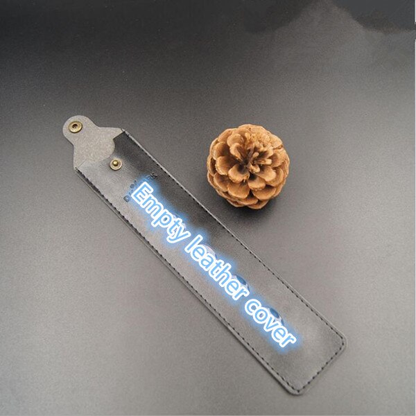 1 Pc Stainless Steel Hair Comb Hair Salon Hairdressing Combs Hair Cutting Dying Comb 2 In 1 Small Size: comb leather cover