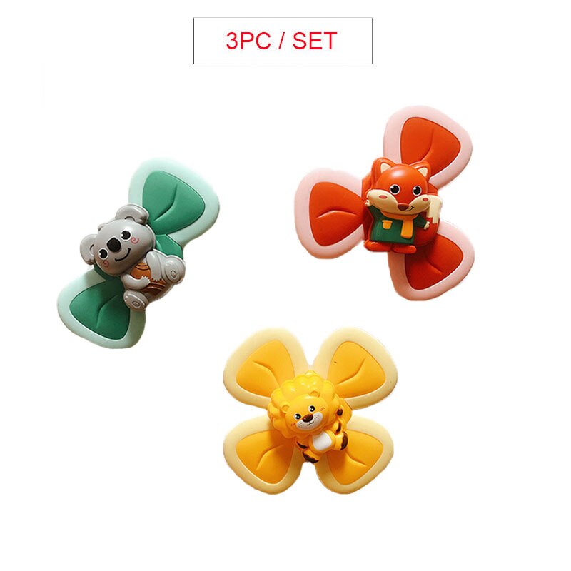 Neue Lustige freundlicher Spielzeug Nette Karikatur Insekten Saugnapf Spinner Spielzeug Schlecht Spielzeug Für freundlicher Baby Rassel Spielzeug Dreh oben: TJ363 3Stck