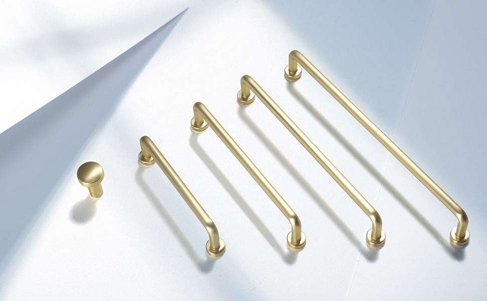 TONA-tiradores de armario dorados mate, tiradores de puertas de cocina, pomos de cajón, manija de armario para herrajes de muebles Retro