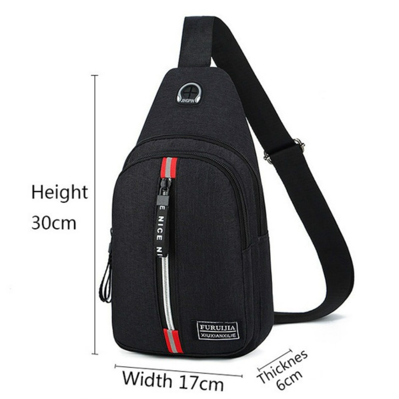 Neue Männer Reise Business Brust Tasche Burglarproof Schulter Tasche Holster Anti Theft Sicherheit Strap Leinwand Umhängetaschen