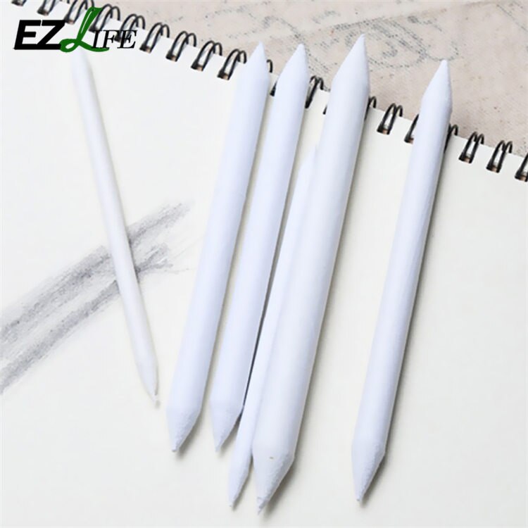 6 stücke Mischen Wisch Tortillon Stumpf Skizze Kunst Zeichnung Skizze Werkzeug Stift Skizze Papier Wisch Reis Wischer Pinsel Papier K3X1