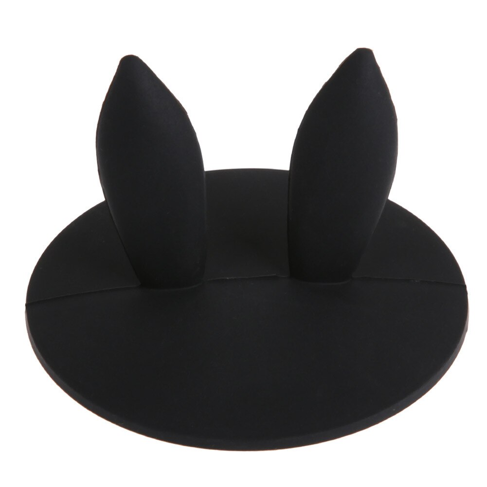 Nette Anti-staub Silikon Tasse Abdeckung Katzen Ohren Deckel Kaffee Deckel Wärme-Beständig wiederverwendbar Dichtung Abdeckung Becher Wasser tasse Zubehör: 3