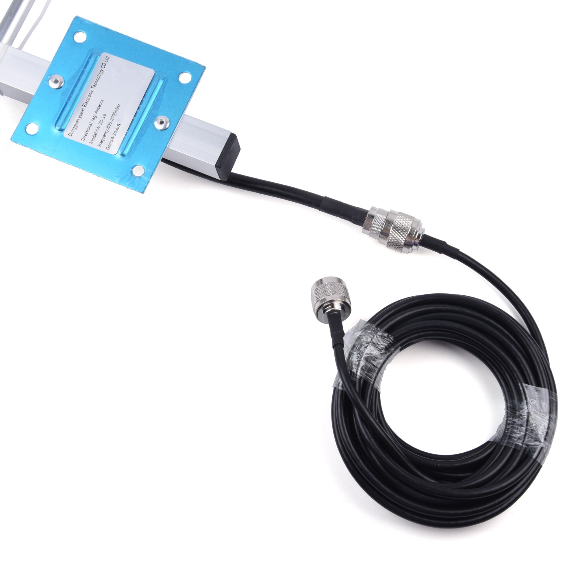 Antena Yagi 2G/3G/4G de 20dBi, 824-2700MHz, antena exterior externa N hembra para GSM UMTS LTE, repetidor de refuerzo de señal móvil