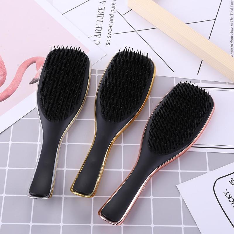 Anti-statische Entwirren Massage Kämme Teezer Dusche Galvanisieren Entwirren Massage Kamm Anti Haarausfall Massage Kopfhaut Haar Teezer