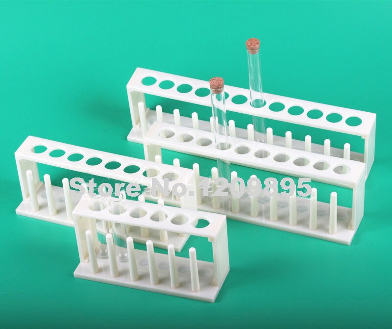 2pcs/lot plastic test tube stand Test Tube Peg Racks 6 8 10 12 holes can be chosen matched dia 20mm