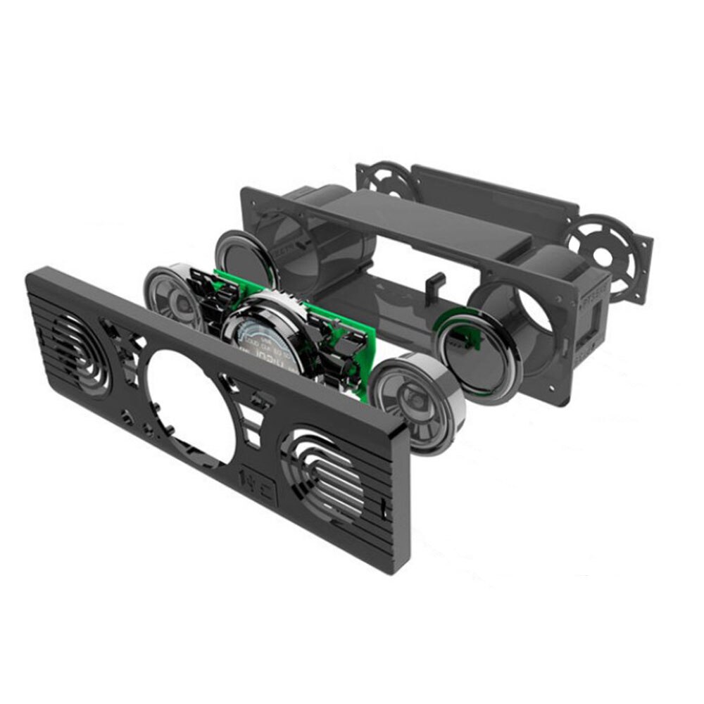 12V Car FM USB SD AUX IN Audio Stereo AV252 Radio Built-in 2 Speakers Bluetooth Handfree in Dash MP3 Player