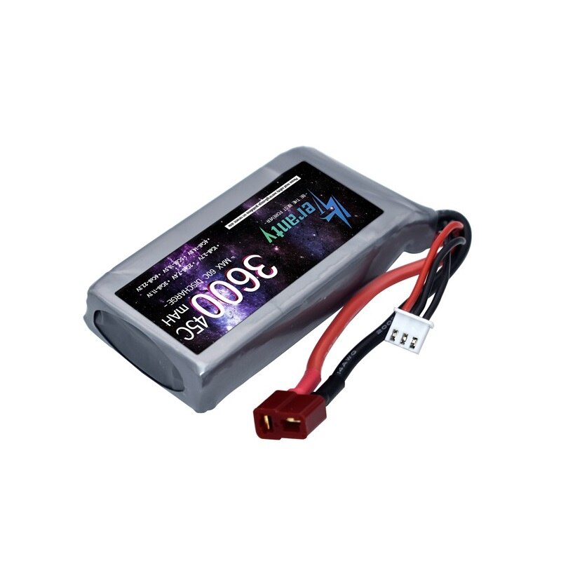 7.4v 2700 mah 3200 mah 3450 mah 3600 mah rc bil lipo batteri til wltoys 12428 12423 rc bildel 2s 7.4v batteri til feiyue 03 q39