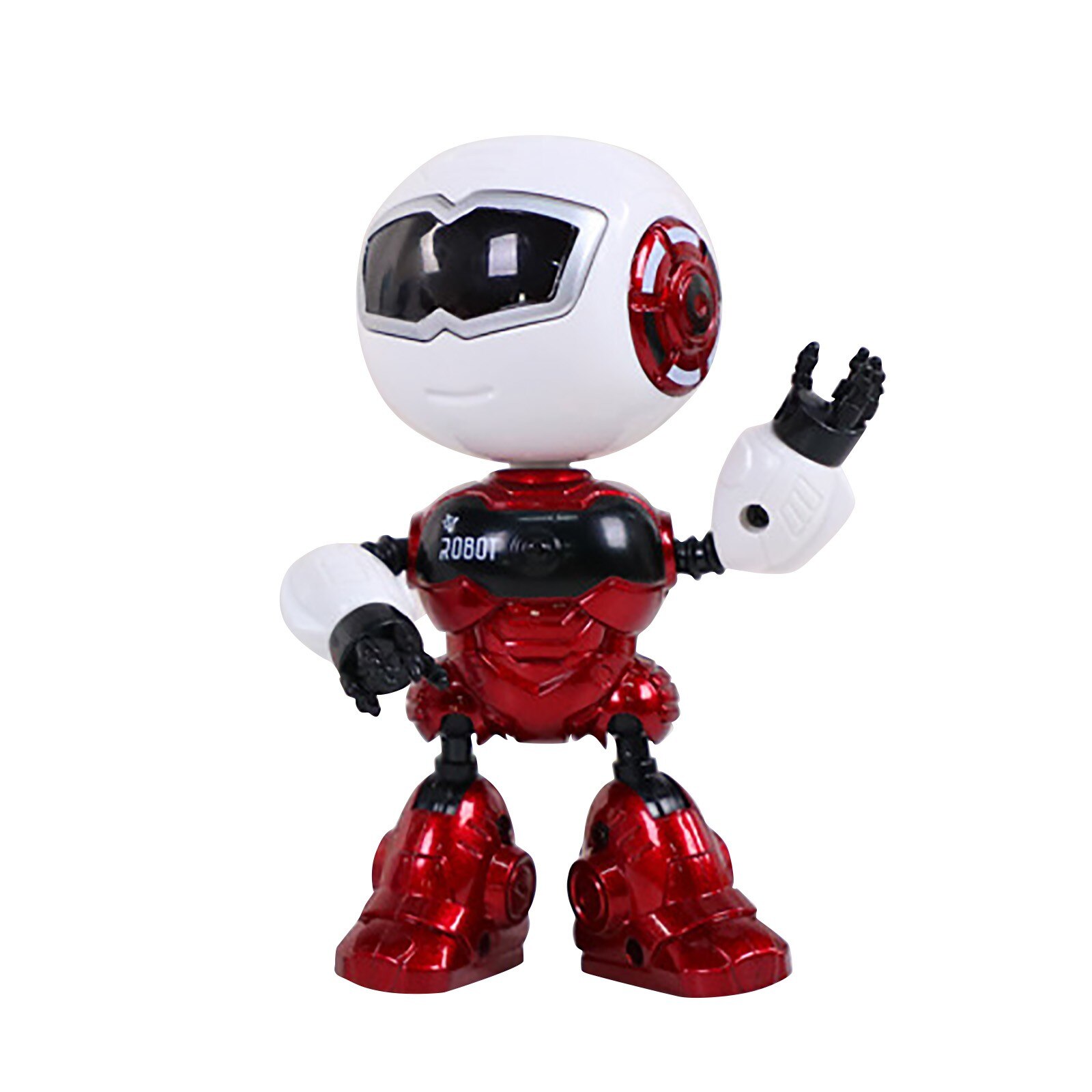 toys for children Novelty Puzzle Alloy Robot Induction Music And Light Variable Modeling Toy toys zabawki dla dzieci#L4: B