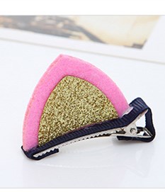 2 stuks/partij kleine meisjes haarspeldjes schattige kattenoren haarspeld kinderveiligheidsspeld hoofdband voor kinderhaaraccessoires: P2