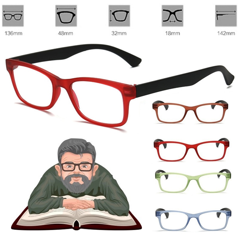 Gafas de aumento de lentes ligeros de visión de múltiples grados gafas de aumento Unisex para lupa de lectura de aguja