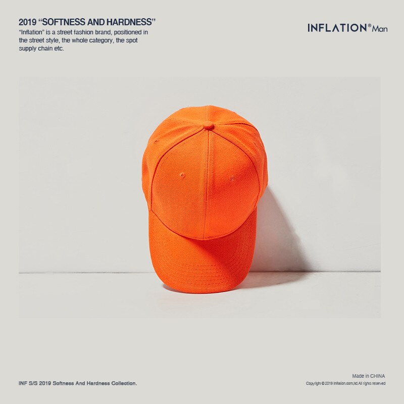 Inflation visir hætter afslappet fritid justerbare mænd hætter par sommer rejse solhat visiere casquette 011 ci 2016: Orange