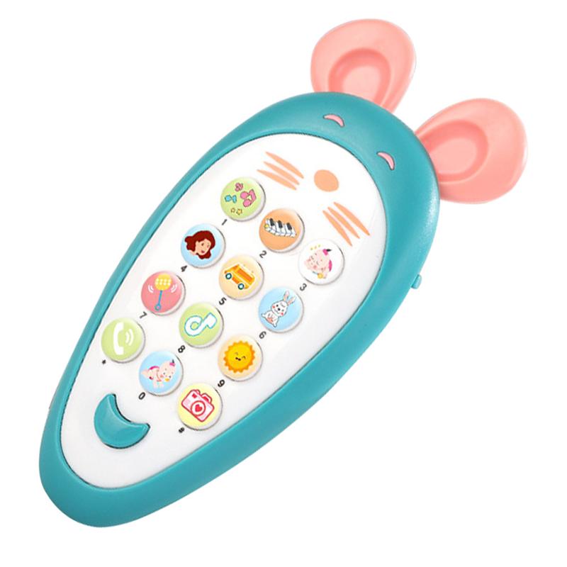1Pc Baby Muziek Telefoon Speelgoed Mobiele Telefoon Speelgoed Telefoon Musical Educatief Speelgoed Kinderen Muziek Speelgoed Mobiele Telefoon Speelgoed