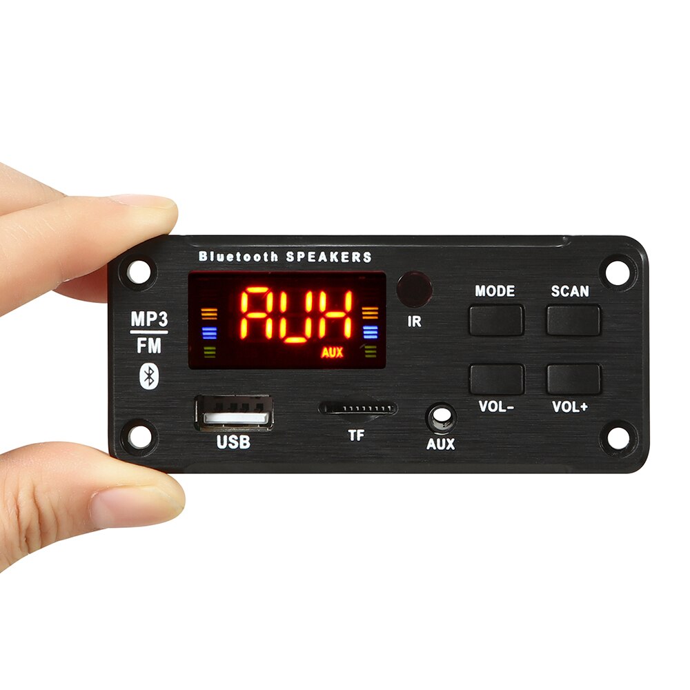 Mp3 Fm Radio Speler Auto Mp3 Bluetooth Muziekspeler Auto Usb MP3 Speler Tf Card Slot/Usb/Fm/Remote Decoding Board Module