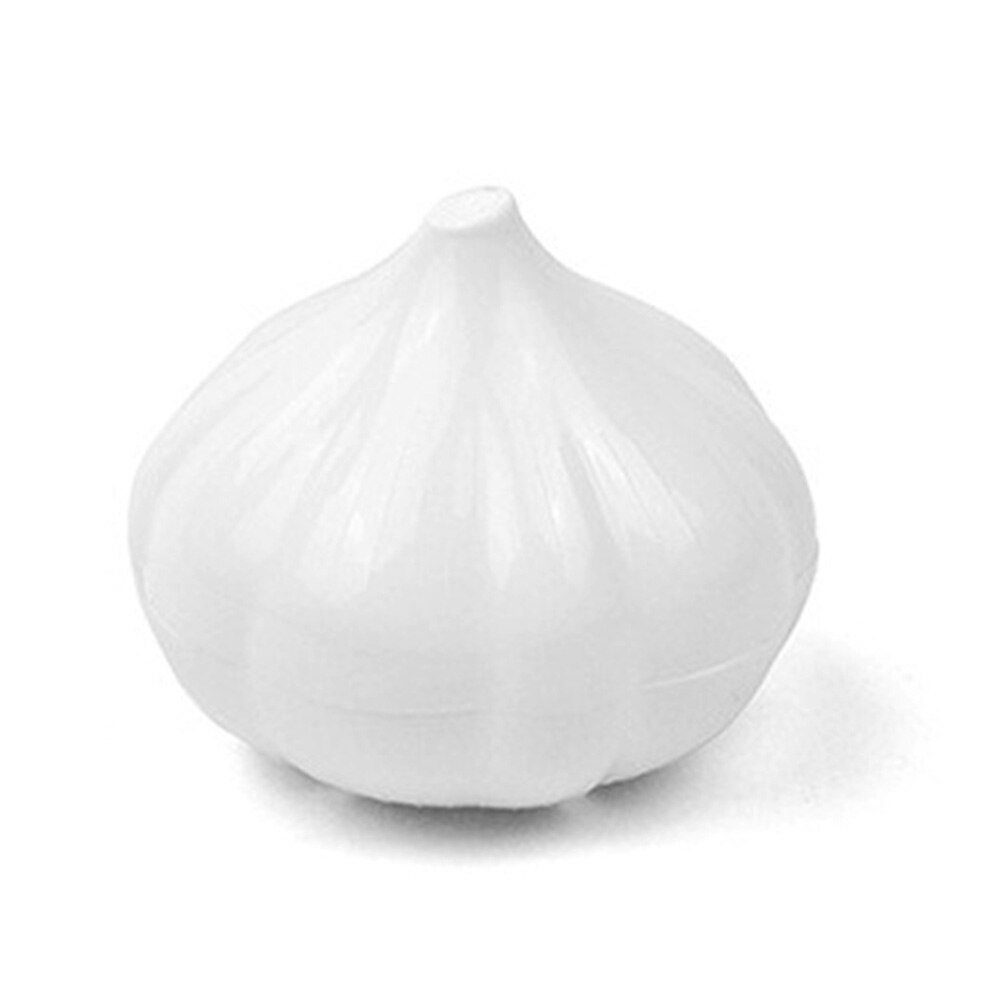 Creatieve Opbergdoos Voedsel Scherper Groente Containers Plastic Box Organizer Verse Opbergdoos TSLM2: white garlic