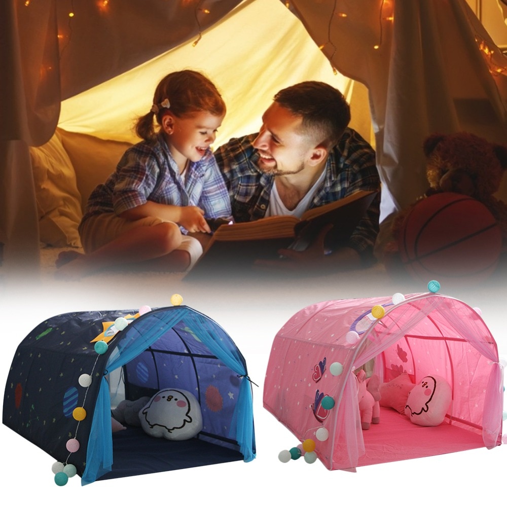 Children Bed Tent Game House Baby Home Breathable Tent Boy Girl Safe House Tunnel Outdoor Camping Baby Beach Tent