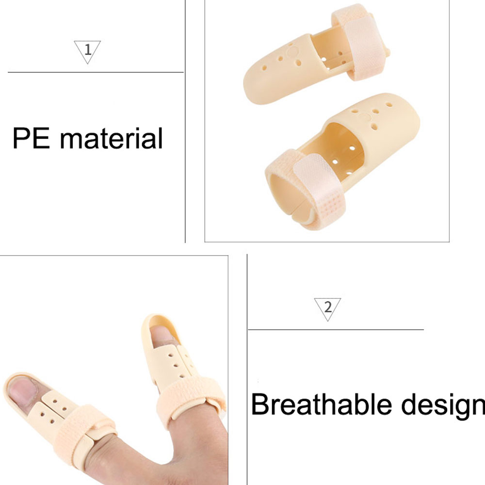 1 stk fingerskinne knystkorrigerende tåretter, smertelindring fingerskinne hammer skinneskade støtteskinne smerteskinne