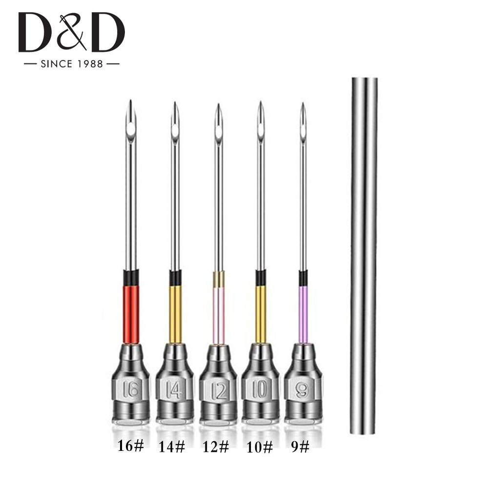 Punch Needle Embroidery Kits Wooden Yarn Punch Needles Crochet Knitting Embroidery Pen DIY Craft Stitching Applique Sewing Tools