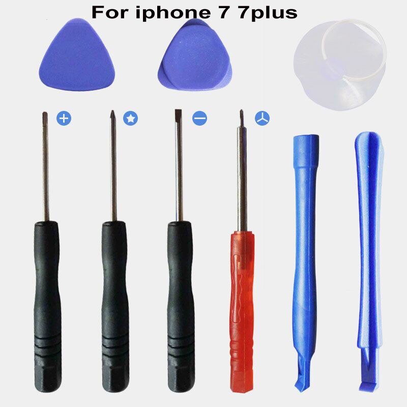 8 in 1 Reparatur Werkzeug Bausatz Für iphone 5 5s 5c 6 6 Plus 6s 6s Plus 7 7 Plus 8 8 Plus X XS XR XS Max Telefon Schraubendreher Öffnung einstellen: modell- 2 for iP 7 8 X