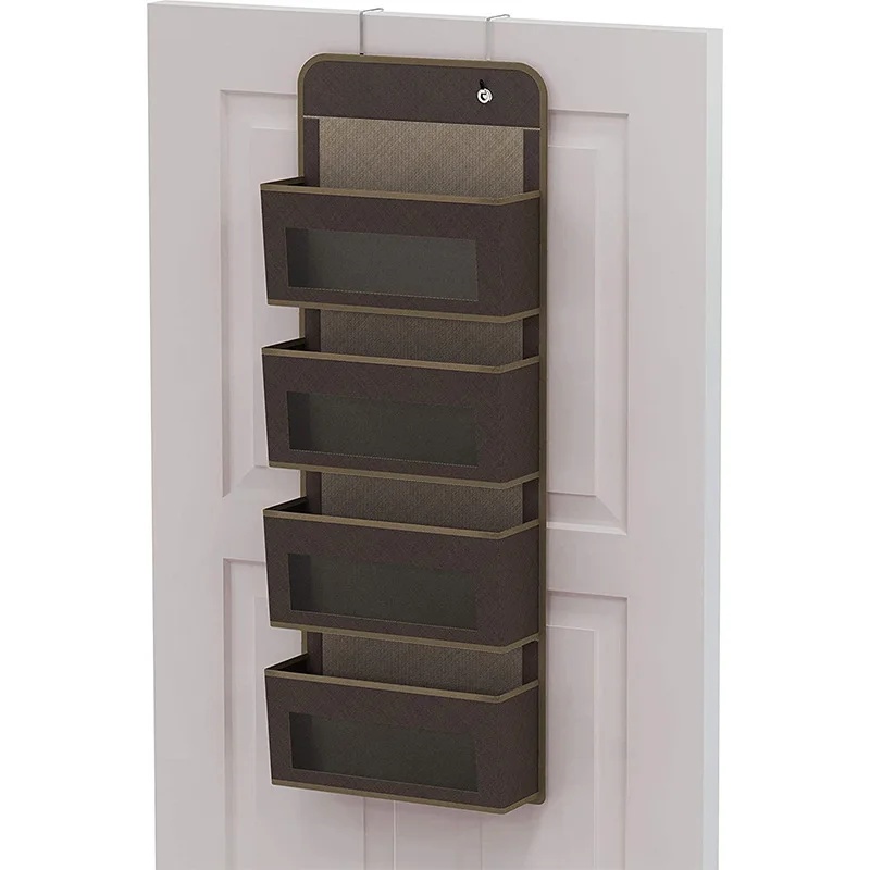 Hängende Aufbewahrungstasche für die Türrückseite, Wandmontage, Handy-Organizer, Baby-Bett-BHs, hängende Aufbewahrungstasche, gebündelte Tasche/Seil-Tasche: YELLOW