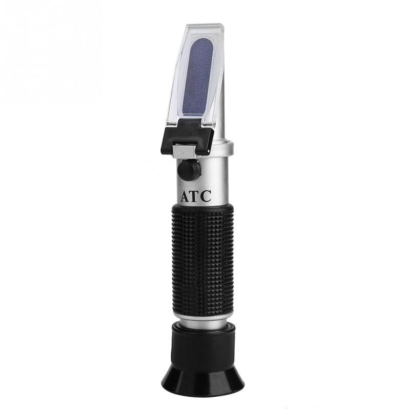 RZ120 Handheld Refratômetro Brix Sugar Tester para o Vinho Cerveja Suco de Fruta 0-32 ATC melhor preço durável