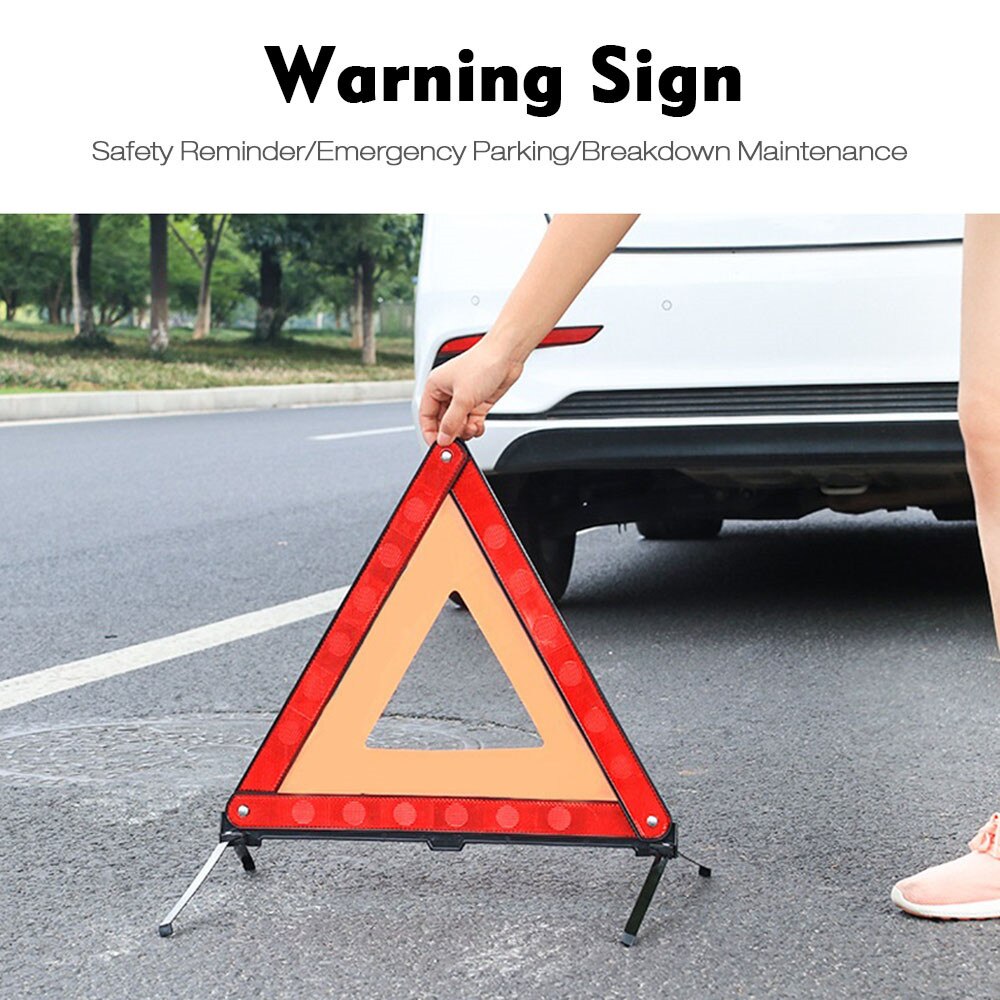 Auto Notfall Zusammenbruch Warnung Dreieck verrotten Reflektierende Sicherheit Gefahr Auto Stativ Faltbare halt Zeichen Reflektor CSV