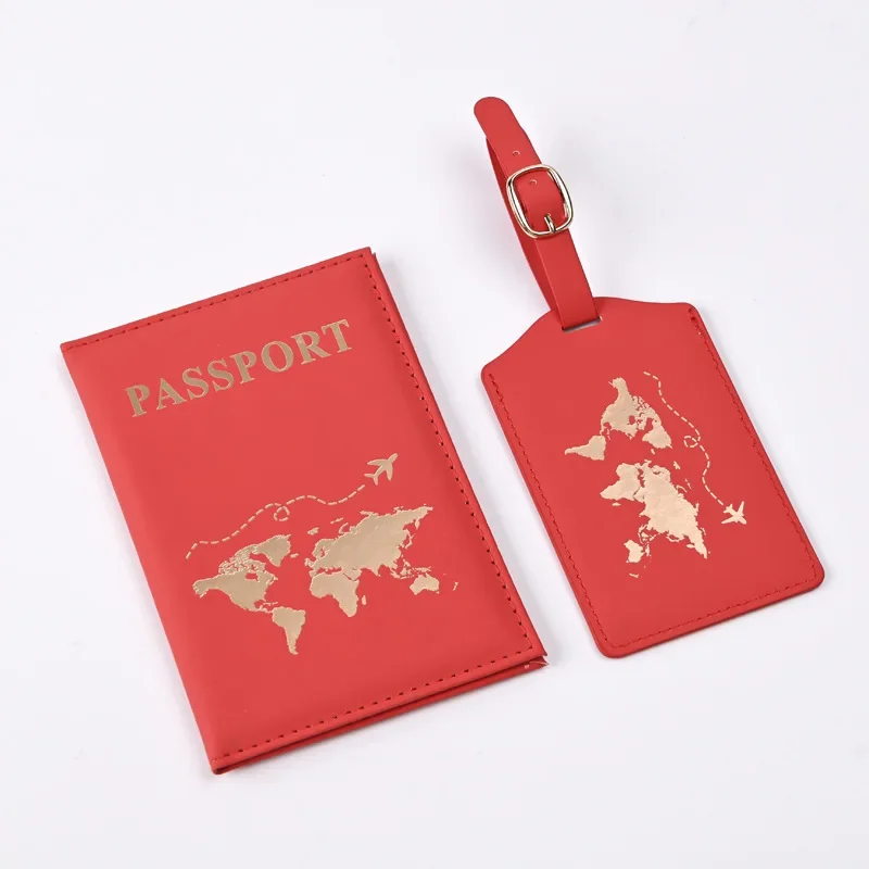 Capa protetora para passaporte, capa protetora para passaporte de viagem, etiquetas de bagagem, acessórios de viagem: MULTI