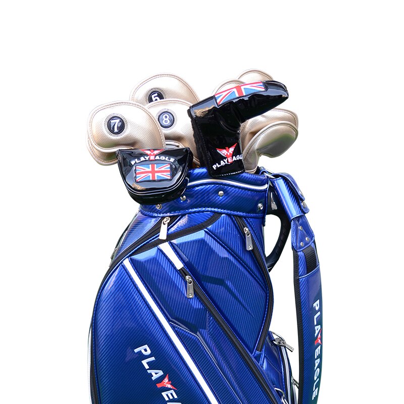 PLAYEAGLE Golf Putter Cover Blade Magnetic Golf Putter Cover Straight Rod Putter Golf Putter Cover Headcover PU Leather Cover