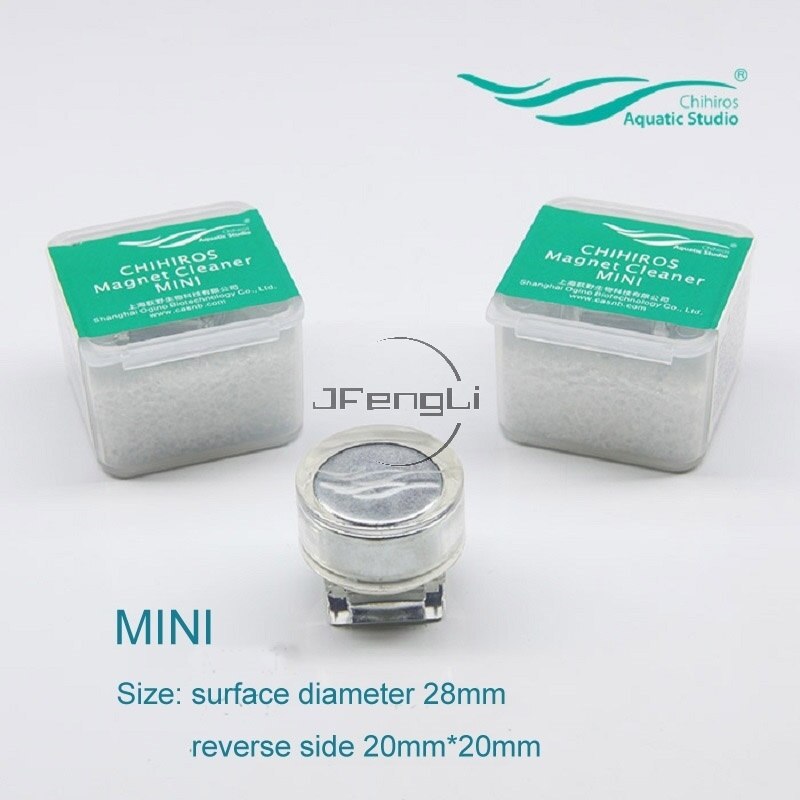 Chihiros Borstel Algen Verwijderen Magnetische Cleaner Brush Voor Aquarium Water Plant Reef Marine Sterke Borstel Aquarium Mini Nano: 1pc MINI 6 8mmglass