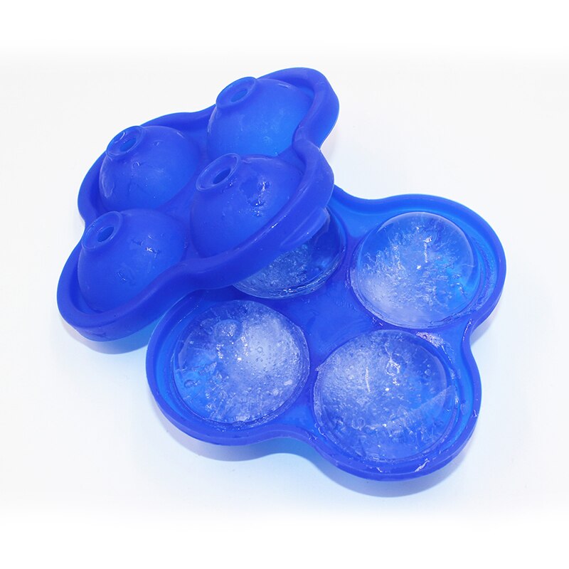 6 Cell Big Sphere Ice Ball Ice Cube Tray Whiskey Wine Cocktail Party Bar Accessories Large Ice Cube Maker Silicone Mold