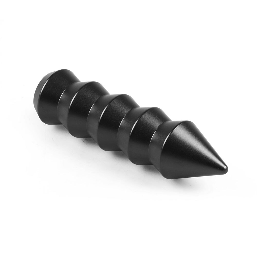 Universal 146MM Gear Shift Knob Pointed End Cone Manual Transmission Aluminum Shifter Lever Knob Gear Bamboo Style