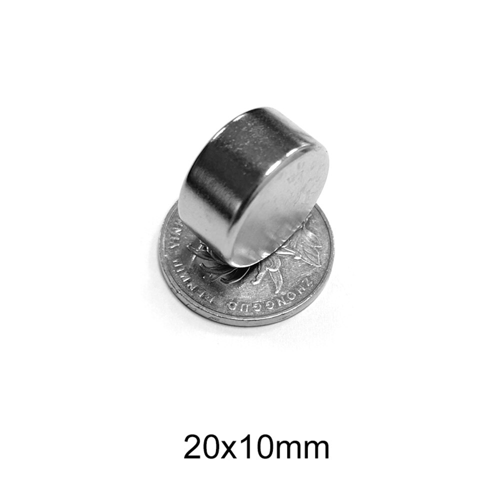 2/5/10/15/20Pcs 20X10 Krachtige Magneten 20Mm X 10Mm permanente Ronde Magneet 20X10Mm Neodymium Magnetische Super Sterke Magneet 20*10