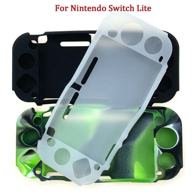 Voor nintendo switch lite ultra dunne zachte rubberen siliconen beschermhoes krasbestendig anti-val bescherming tpu ca