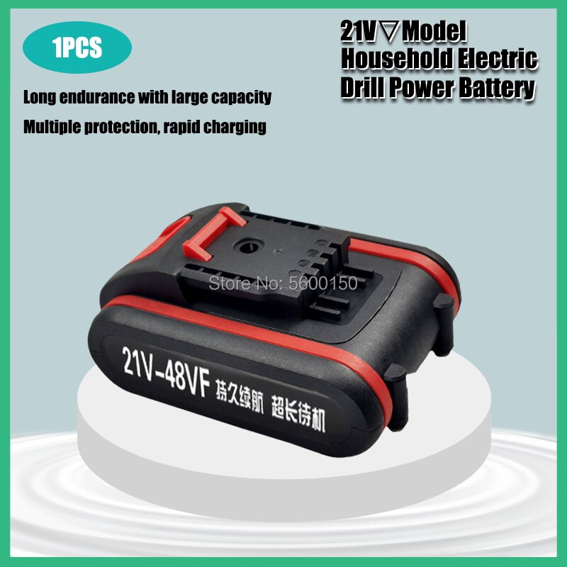 Original Electric Drill Li-ion Battery 21v Rechargeable Cordless Screwdriver Drill Lithium Battery For Power Tool: 1PCS