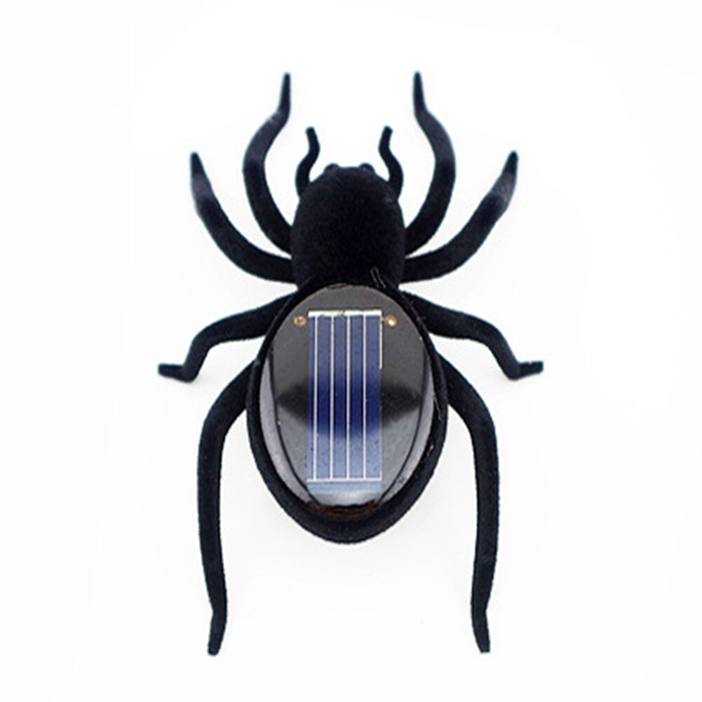 Novelty Gadget Solar Power Robot Insect Car Spider For Children's Christmas Toys Xmas Festival