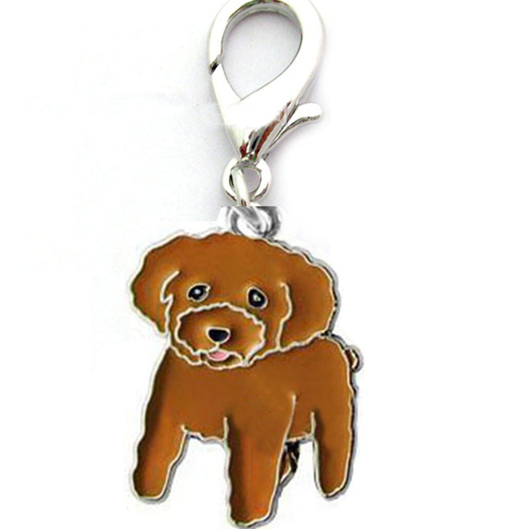 Disco de identificación para perro colgante de 25mm con placa de identificación de Mascota, accesorios de esmalte, Collar con etiqueta para perro, etiquetas de identificación en 15 colores
