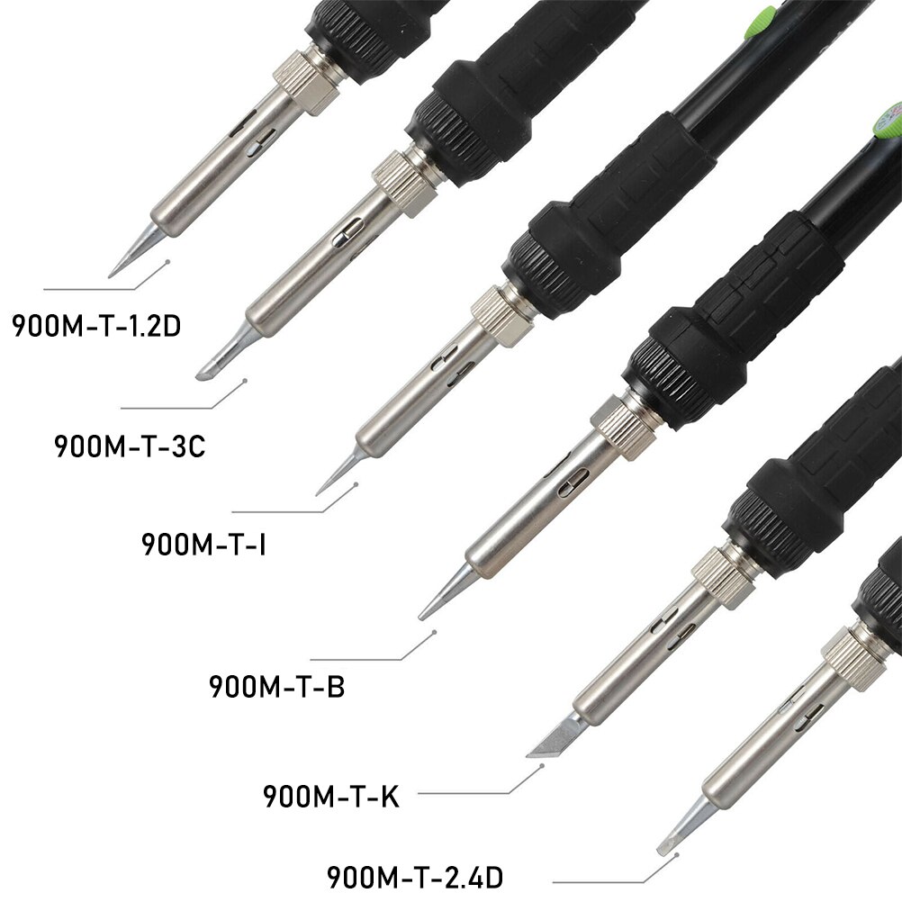60W 220V Electric Soldering Iron Welding Solder Iron Adjustable Temperature with Soldering Tip Solder Wire