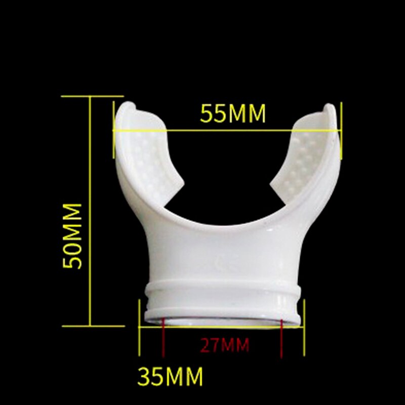 Duik Buis Snorkel Siliconen Clear Onderwater Duiken Buis Snorkel Mondstuk Regulator Outdoor Zwemmen Accessoires