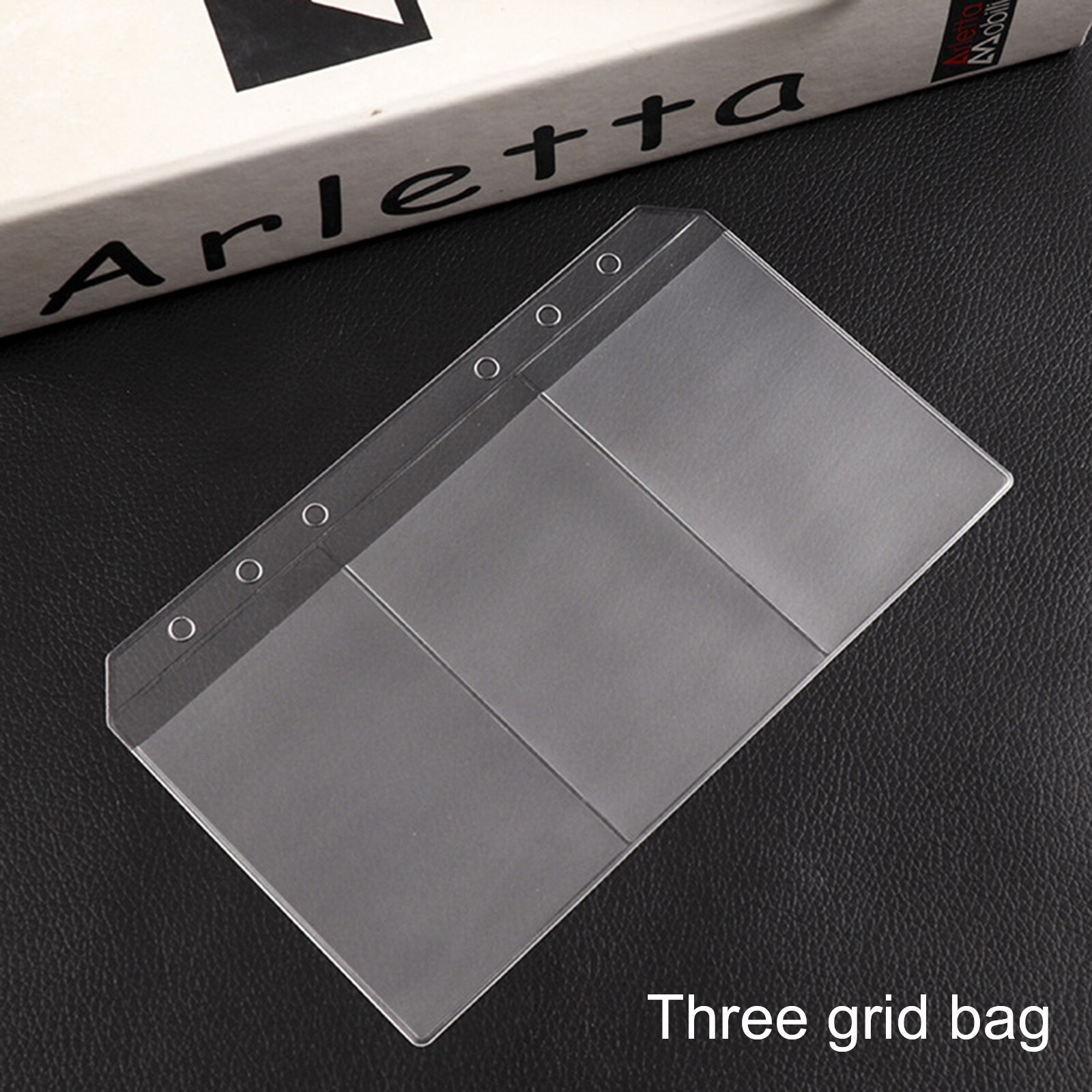 12pcs A6 File Organizer Storage Folder Standard Transparent PVC Loose Leaf Pouch with Self-Styled Zipper Filing Binder Document