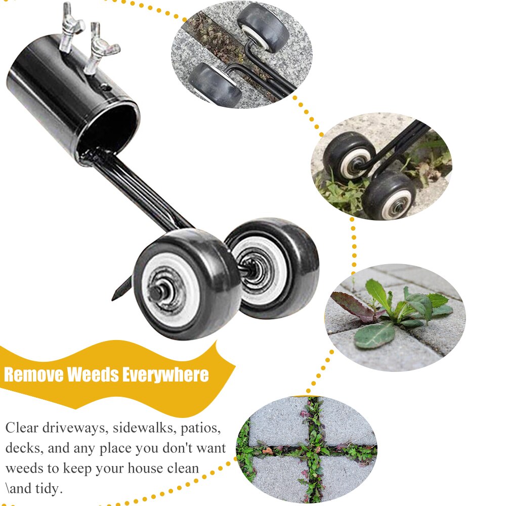 Weeding Tool Grass Snatcher Can Adjust Roller Slot Weeder Portable Garden Grass Trimmer Lawn Grass Cutter Edger Gardening Mowing