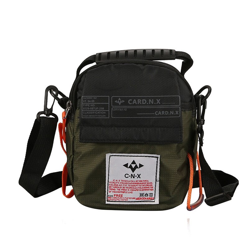Men&#39;s Bag Messenger Bag Male Waterproof Oxford Travel Hip Hop Streetwear Shoulder Crossbody Bags Handbag Casual Mini Briefcase: green