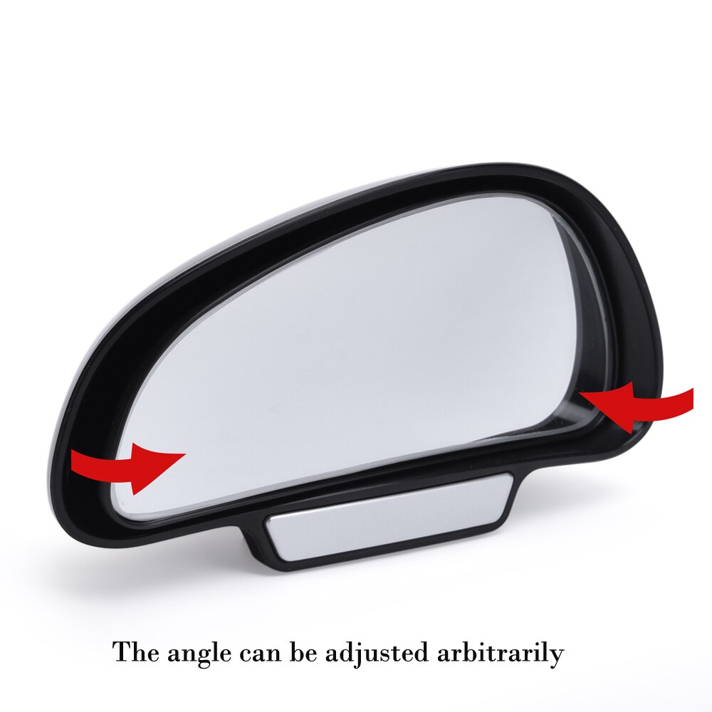 YASOKRO miroir de voiture 360 degrés réglable grand Angle rétroviseurs latéraux Angle mort Snap way pour parking rétroviseur auxiliaire