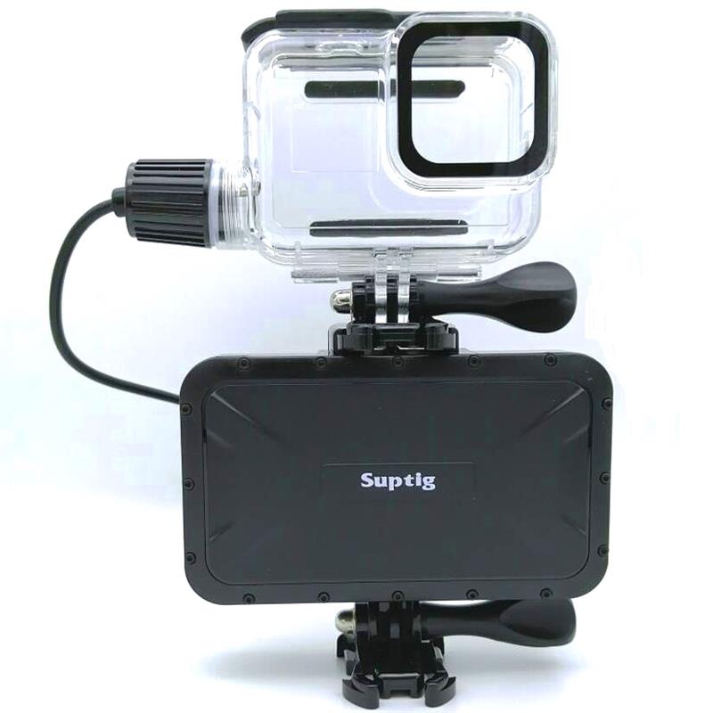 Suptig – chargeur de batterie 7800mAh, boîtier étanche pour caméra GoPro Hero 10/9/8/7/5/4/3 +/3 Action