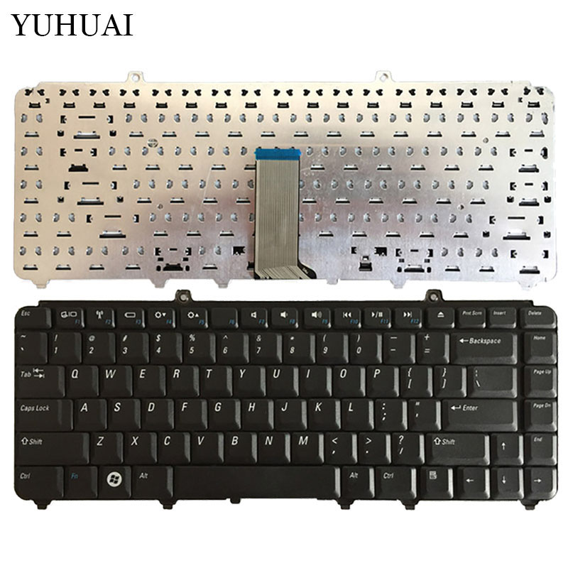 Us laptop tastatur til dell inspiron 1400 1520 1521 1525 1526 1540 1545 1420 1500 til dell xps  m1530 xps  m1330: Sort