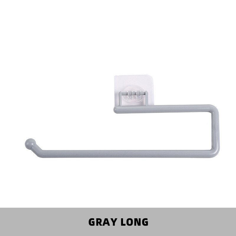 Küche Papier Rollen Halfter Handtuch Aufhänger Gestell Bar Schrank Lappen Hängen Halfter Schlecht Veranstalter Regal Wc Papier Halfter: grau lang