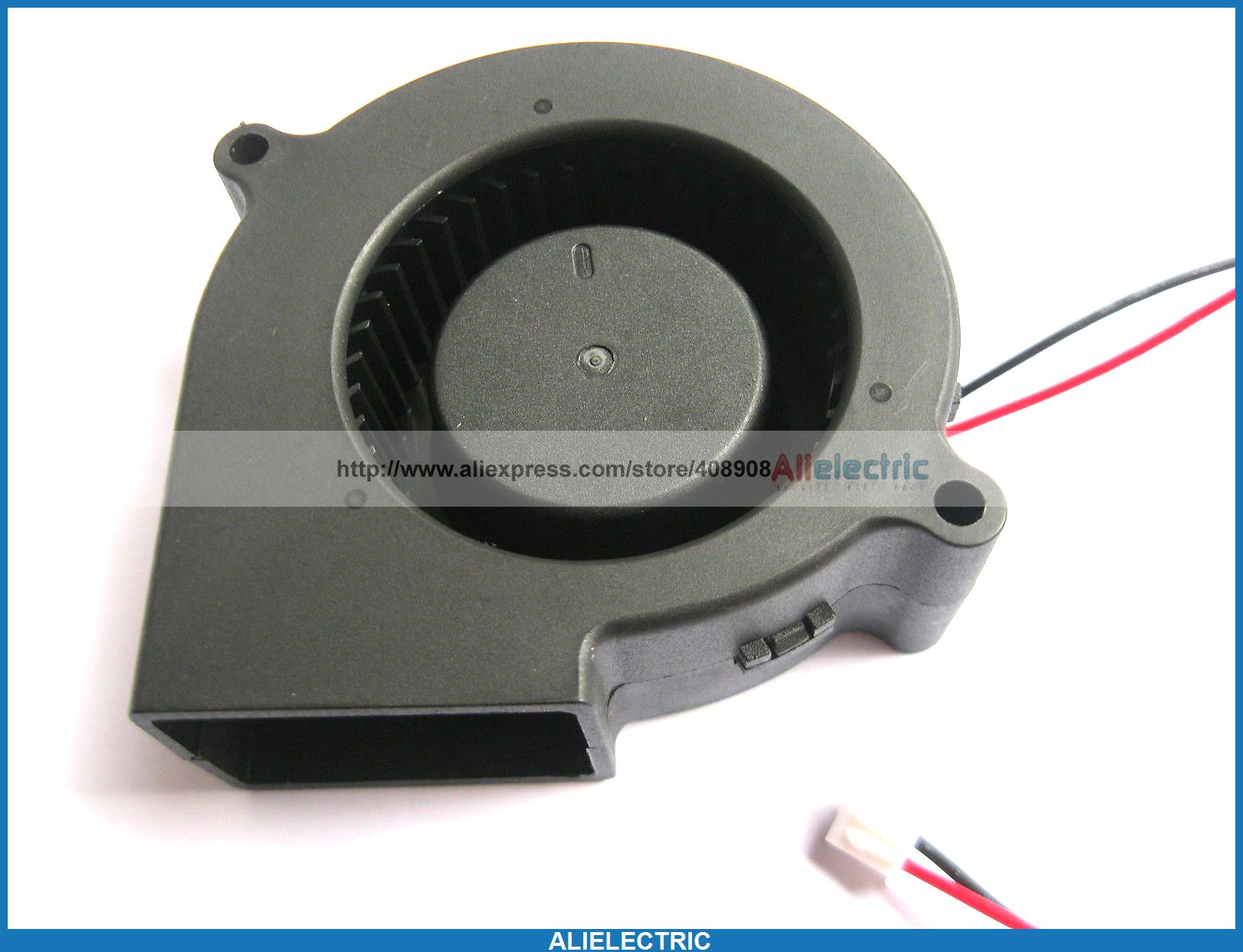 5 pièces ventilateur de ventilateur de refroidissement DC sans brosse 7530 s 12 V 75x30mm ventilateur d'air