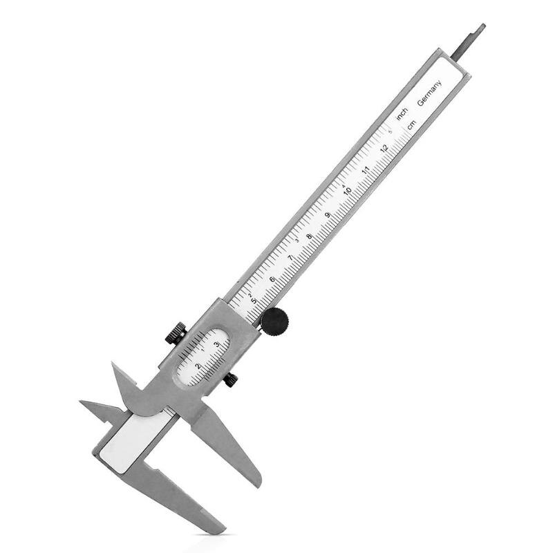 Herramienta de medición, Calibre Vernier metálico, 120mm, 150mm, paquimetro messchieber, instrumento de medición, calibradores Vernier: Default Title